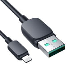 Joyroom Kabel za iPhone Lightning - USB 2.4A 1,2 m črn