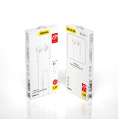 DUDAO Slušalke X3B s kablom USB-C 1,2 m bele barve - odprodaja
