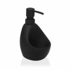 Versa Dozator za milo Versa Black Ceramic (9,5 x 16,5 x 11 cm)