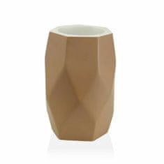 Versa Držalo za zobne ščetke Versa Amanda Beige Resin (8,4 x 11 x 8,4 cm)