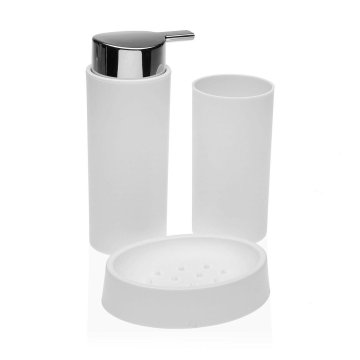 Versa Kopalni komplet Versa White iz polipropilena (6,5 x 16 x 6,5 cm)