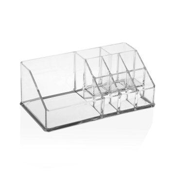 Versa Organizator za ličila Versa 9,4 x 6,6 x 17,3 cm polistiren Kopel in tuš