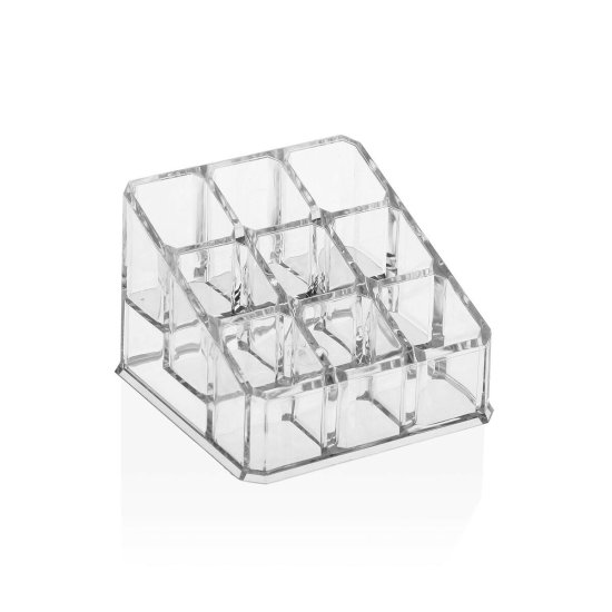 Versa Organizator za ličila Versa iz polistirena Kopel in tuš 9,2 x 6,6 x 9,2 cm
