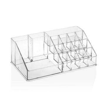 Versa Organizator za ličila Versa 12,5 x 8 x 22 cm polistiren Kopalnica in prha