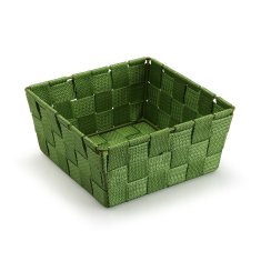 Versa Košarica Versa Medium Temno zelena Tekstil 19 x 9 x 19 cm