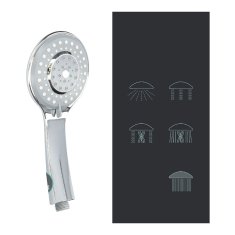 slomart Tuš glava s cevjo za usmerjanje toka Fontastock H 1/2" 2 m