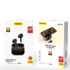 DUDAO Brezžične slušalke U15H TWS Bluetooth 5.1 črne