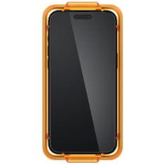 Spigen ALM Glass FC kaljeno steklo za iPhone 15 Pro črno - SET 2.