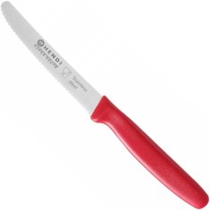 NEW Super oster univerzalni kuhinjski nož z nazobčanim rezilom 22 cm - rdeč