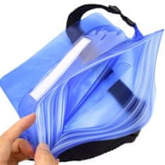 NEW PVC nepremočljiva ledvična torbica za telefonske dokumente na prostem - oranžna