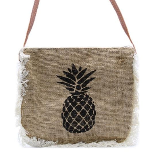 Ancient Wisdom Čudovita torbica z resicami - ananasov tisk