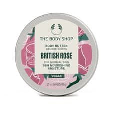 The Body Shop Maslo za telo za normalno kožo British Rose (Body Butter) 50 ml