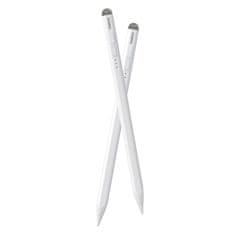 BASEUS Stylus pisalo za iPad z aktivno zamenljivo konico Smooth Writing 2 z USB-C kablom, belo