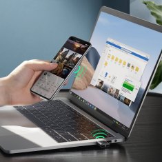 Ugreen Bluetooth 5.0 USB-A sprejemnik-oddajnik adapter, črn