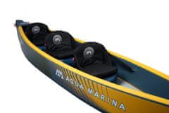 Aqua Marina Tomahawk Air-C kanu, za tri osebe, modro-rumen