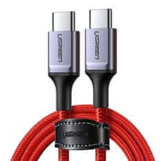 Ugreen Kabel USB-C - USB-C 2.0 3A, rdeč