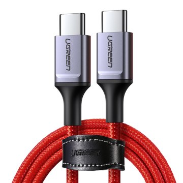 Ugreen Kabel USB-C - USB-C 2.0 3A, rdeč