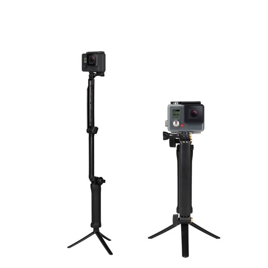 shumee 3v1 držalo za selfie palico, monopod stojalo za GoPro kamero