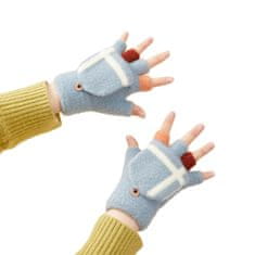 HURTEL Otroške zimske rokavice za telefon modre barve