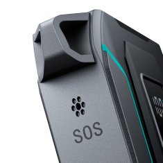 Joyroom Potovalna powerbank SOS svetilka na prostem s kabli USB-C / Lightning 20000 mA, črna