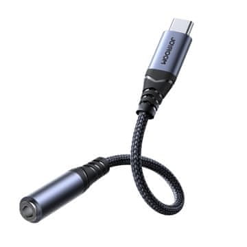 shumee Adapter DAC USB-C na 3,5 mm mini jack, črn