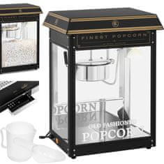 shumee Stroj retro za pokovko TEFLON 1600 W 5-6 kg/h - črno-zlat