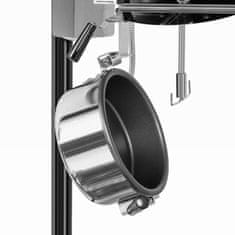 Royal Catering Avtomatski aparat za praženje popkorna retro TEFLON 1600 W 5-6 kg/h - črno-zlata