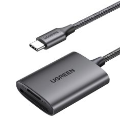 shumee Čitalec kartic SD microSD MMC TF USB-C 5Gb/s - siv