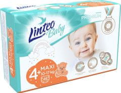 LINTEO BABY Premium plenice za enkratno uporabo 4+ MAXI+ (10-17 kg) 46 kosov