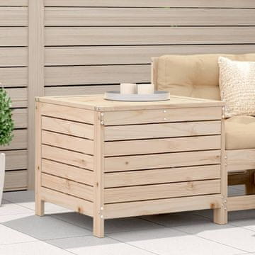 Vidaxl vidaXL Vrtni stolček za noge 62x63,5x53,5 cm masiven borov les