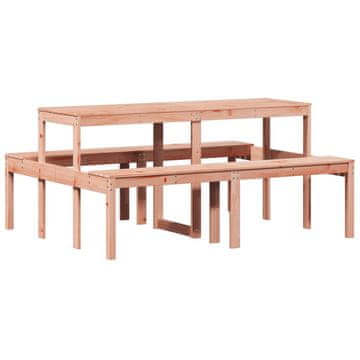 Vidaxl Piknik miza 160x134x75 cm trden les douglas