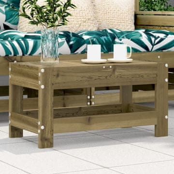 Vidaxl vidaXL Vrtni stolček za noge 62x30x32 cm impregniran borov les
