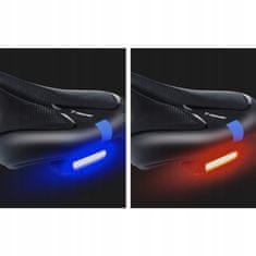 Malatec Univerzalen športni vodoodporen udoben kolesarski sedež + LED svetilka USB