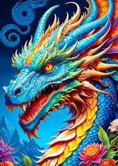 ENJOY Puzzle Blue Dragon 1000 kosov