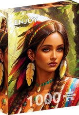 ENJOY Puzzle Indijanka 1000 kosov