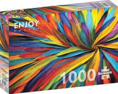 ENJOY Puzzle Barvno perje 1000 kosov