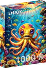 ENJOY Puzzle Prikupna hobotnica 1000 kosov