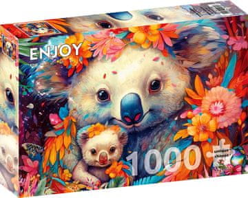 ENJOY Puzzle Crkljanje s koalo 1000 kosov