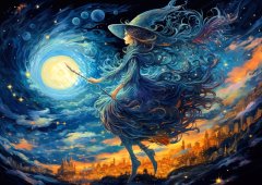 ENJOY Puzzle Night of the Witches 1000 kosov