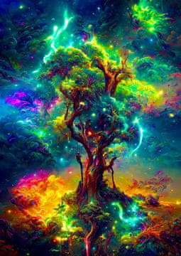 ENJOY Puzzle Cosmic Tree of Life 1000 kosov