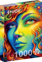 ENJOY Puzzle Painted Miss 1000 kosov