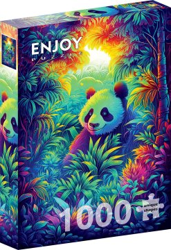 ENJOY Panda kotna sestavljanka 1000 kosov