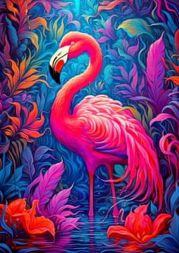 ENJOY Puzzle Flamingos 1000 kosov
