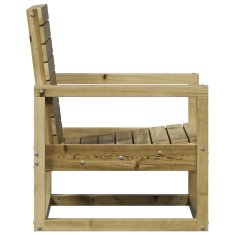Greatstore Vrtni stol 57,5x63x76 cm impregnirana borovina