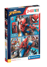 Clementoni sestavljanka, Spider-Man, 2x60 (21608)