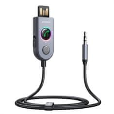 shumee Avtomobilski brezžični USB AUX avdio oddajnik sprejemnik JR-CB6 siv