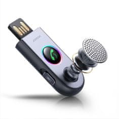 Joyroom Avtomobilski brezžični sprejemnik oddajnik Audio USB AUX JR-CB6 siv