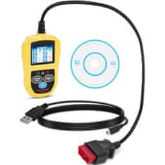 MSW Avtomobilski diagnostični skener OBD2 8-18 V VIN / ID / CVN / PCM / ECU