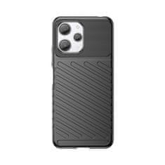 HURTEL Obrobna elastyczna etui pokrowiec do Xiaomi Redmi 12 Thunder Case czarne