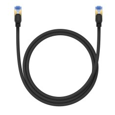 shumee Fast RJ45 cat.7 10Gbps LAN omrežni kabel, pleten, 1m, črn